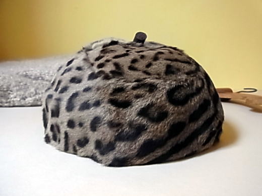 山猫（オセロット）のベレー帽
